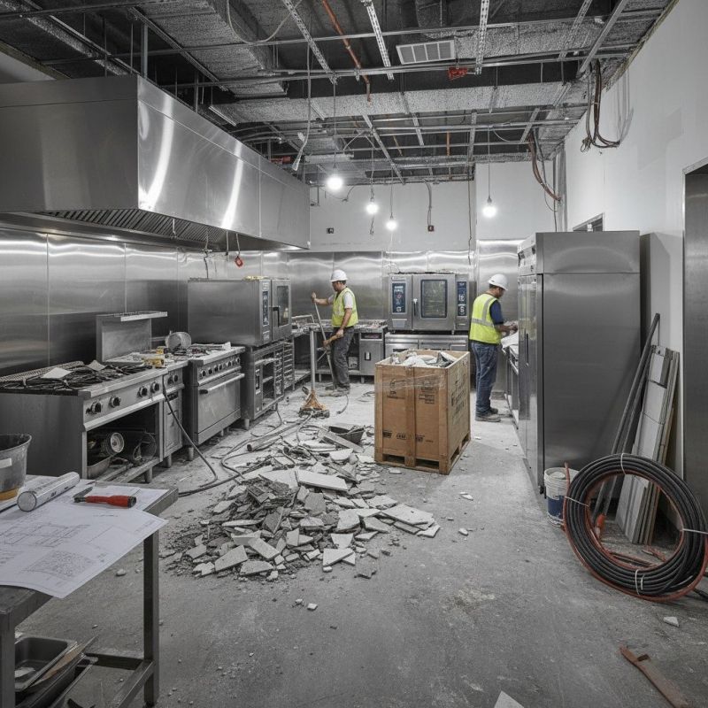 Local Restaurant Remodeling pros at work